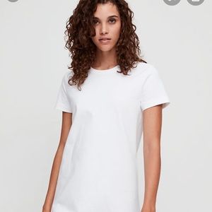 The Group Babaton White T-Shirt Dress